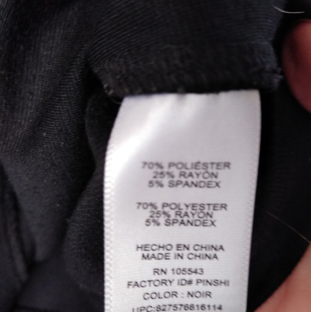 Catherine Malandrino Design Nation Black Ponte Top - Picture 8 of 8